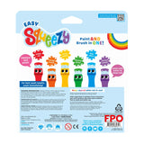 Easy Squeezy: Squeezable Poster Paint Brushes (Set of 6)