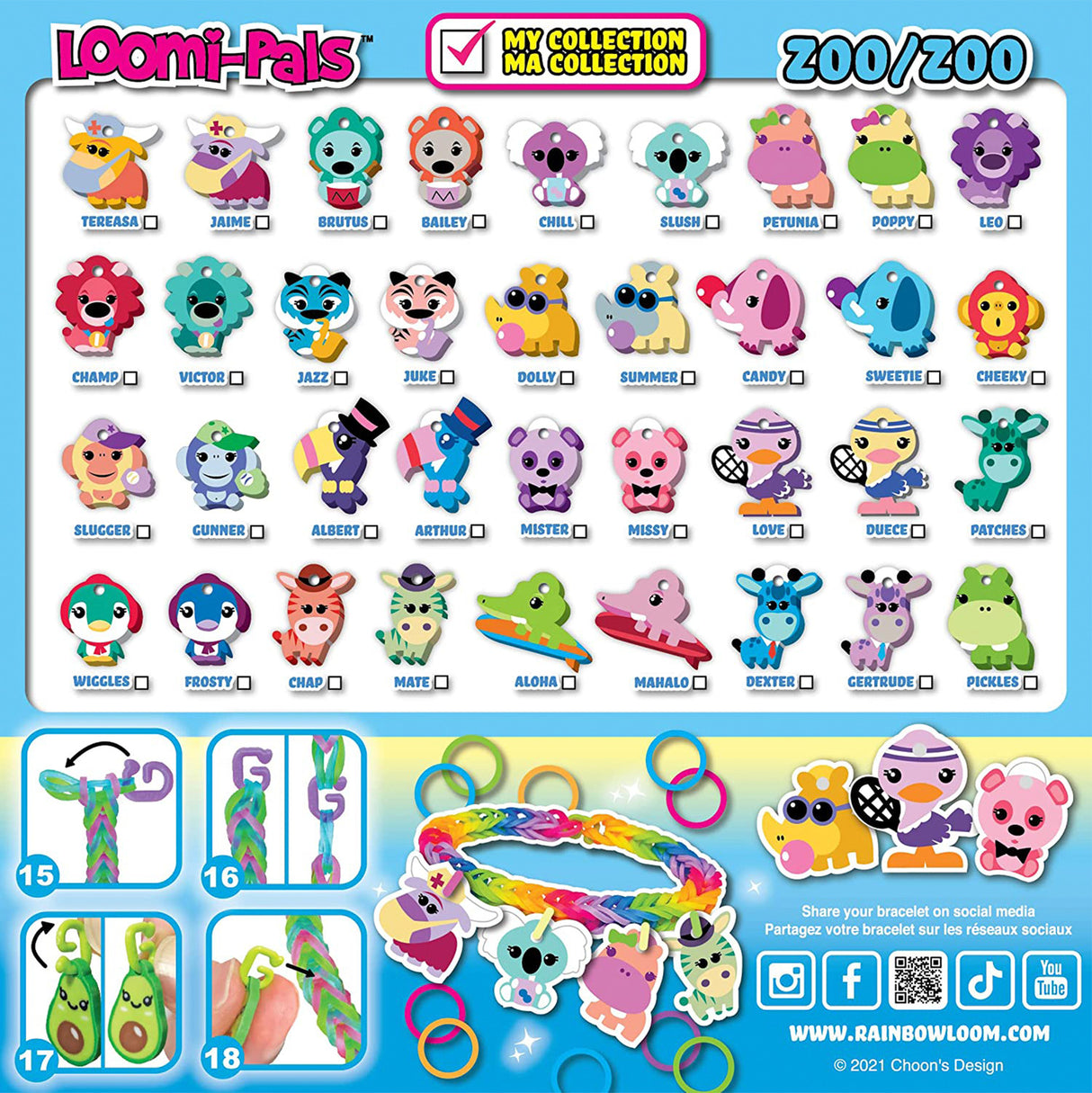 Loomi-Pals Collectibles - Zoo series