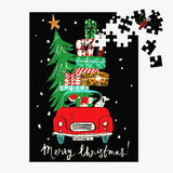 Christmas Car 130 Piece Jigsaw Puzzle Ornament