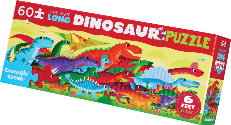 Dino World 60 pc Super Duper Long Puzzle