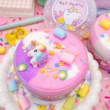 Unicorn Hot Cocoa Butter Kawaii Slime