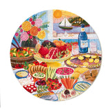 Mediterranean Table 500 Piece Round Puzzle