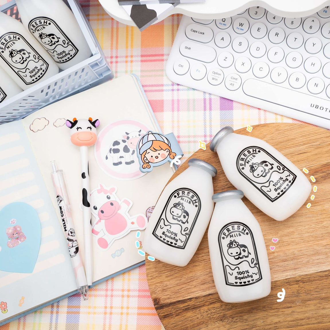 Fresh Milk Squishy Sensory Toy