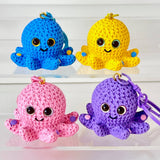 BC Mini Knitted Octopus Key Charm