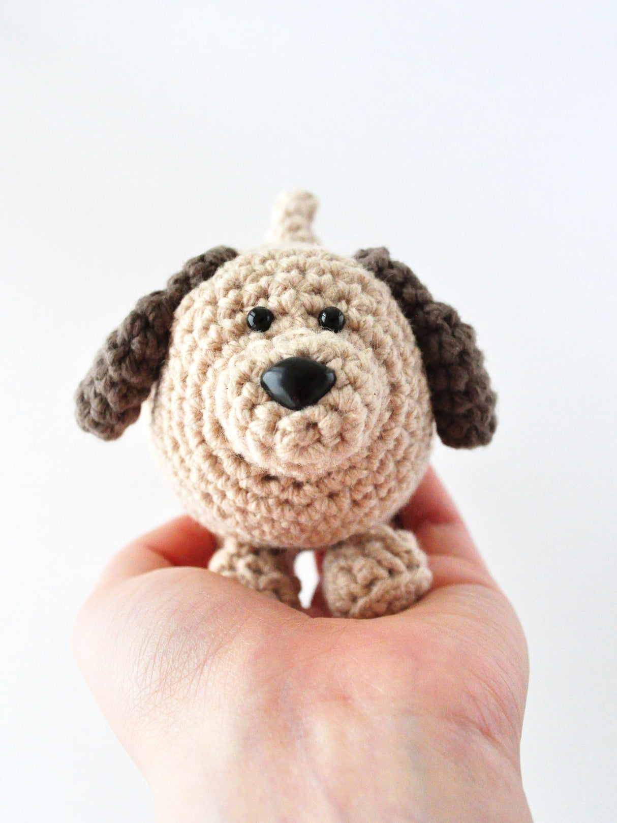 Tan Brown Dog Crochet Kit