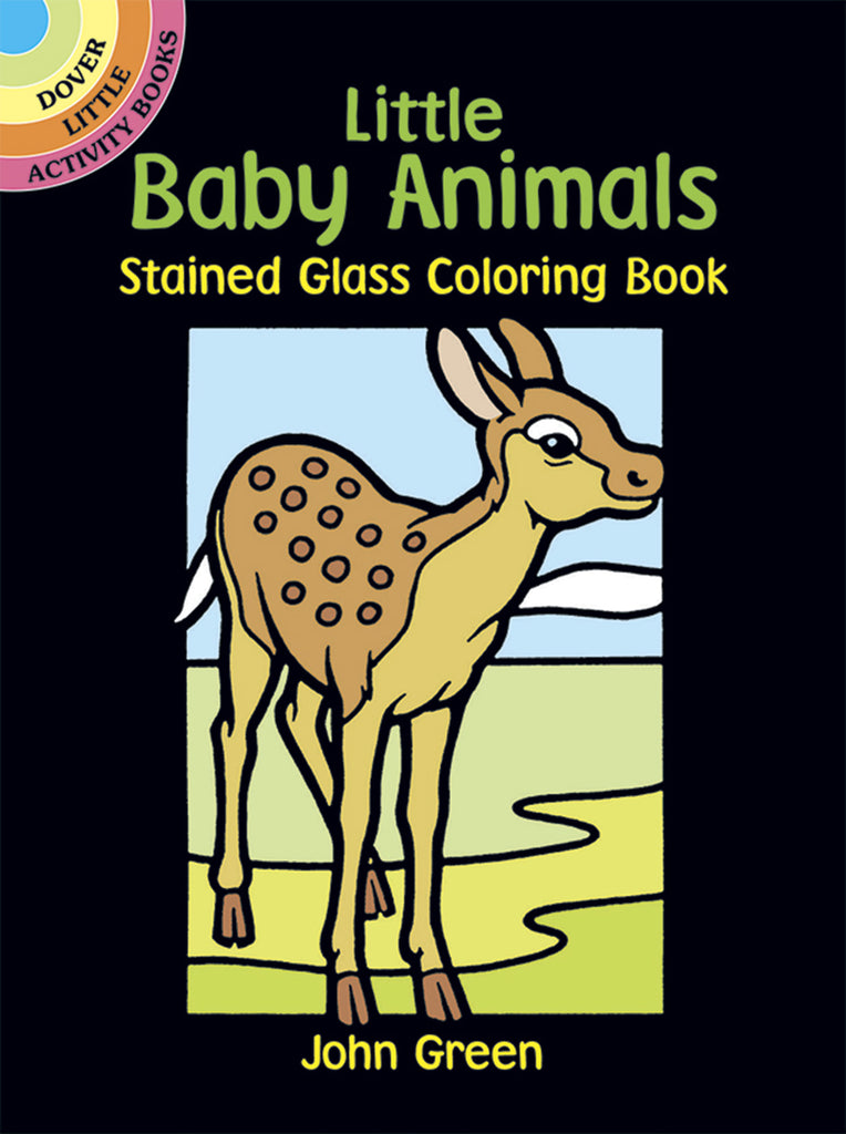 Little Baby Animals Stained Glass Coloring Book