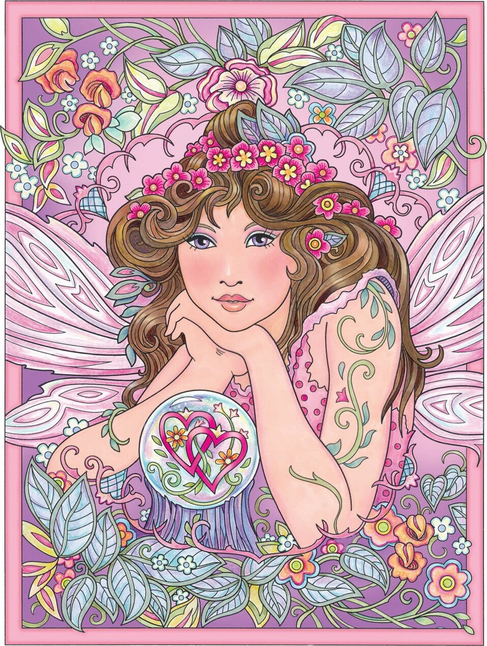 Creative Haven Magical Fairies Coloring Book