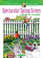 Creative Haven Spectacular Spring Scenes Color by Number