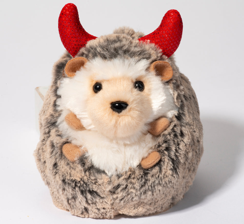 Spunky Hedgehog with Devil Horns