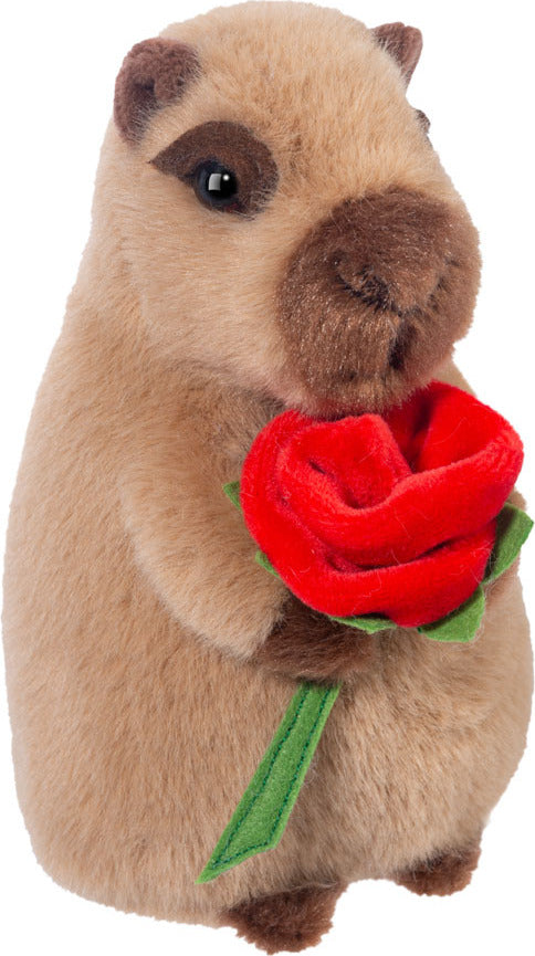 Valentine Capybara W/ Rose Turner Toys Valentine Capybara W/ Rose Turner Toys