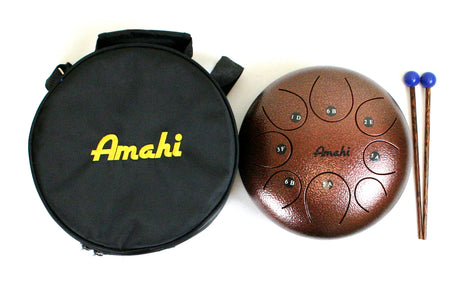 10" Steel Tongue Drum Bronze