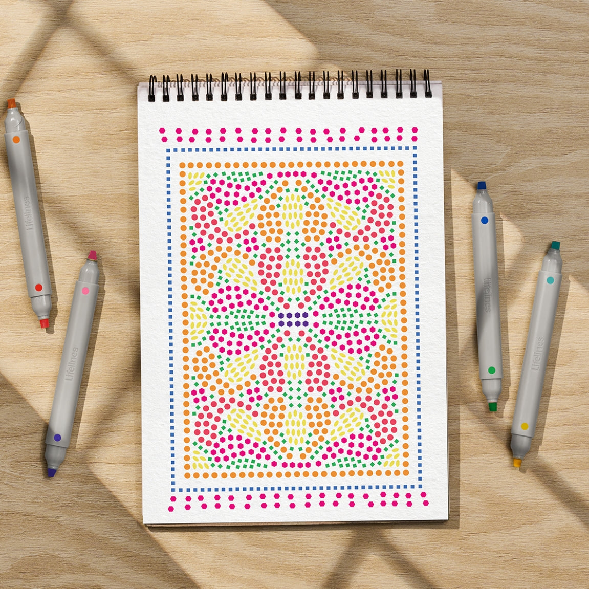 Lifelines Flowart Mosaic Designs Mediterranean