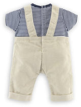 Corolle T-Shirt & Ecru Overalls Loire Riverside for 14" Doll