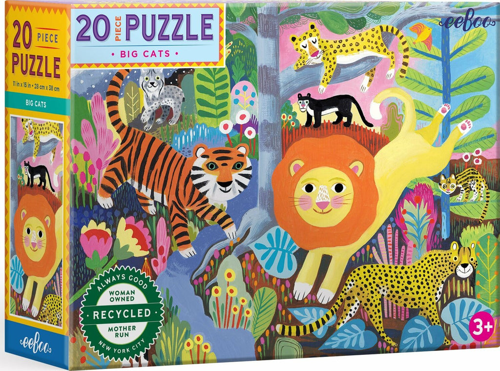 Big Cats 20 Piece Puzzle