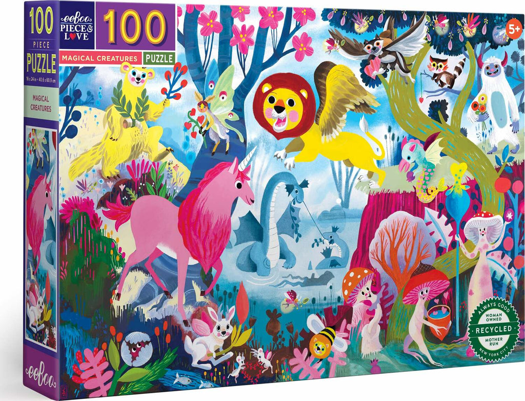 Magical Creatures 100 Piece Puzzle