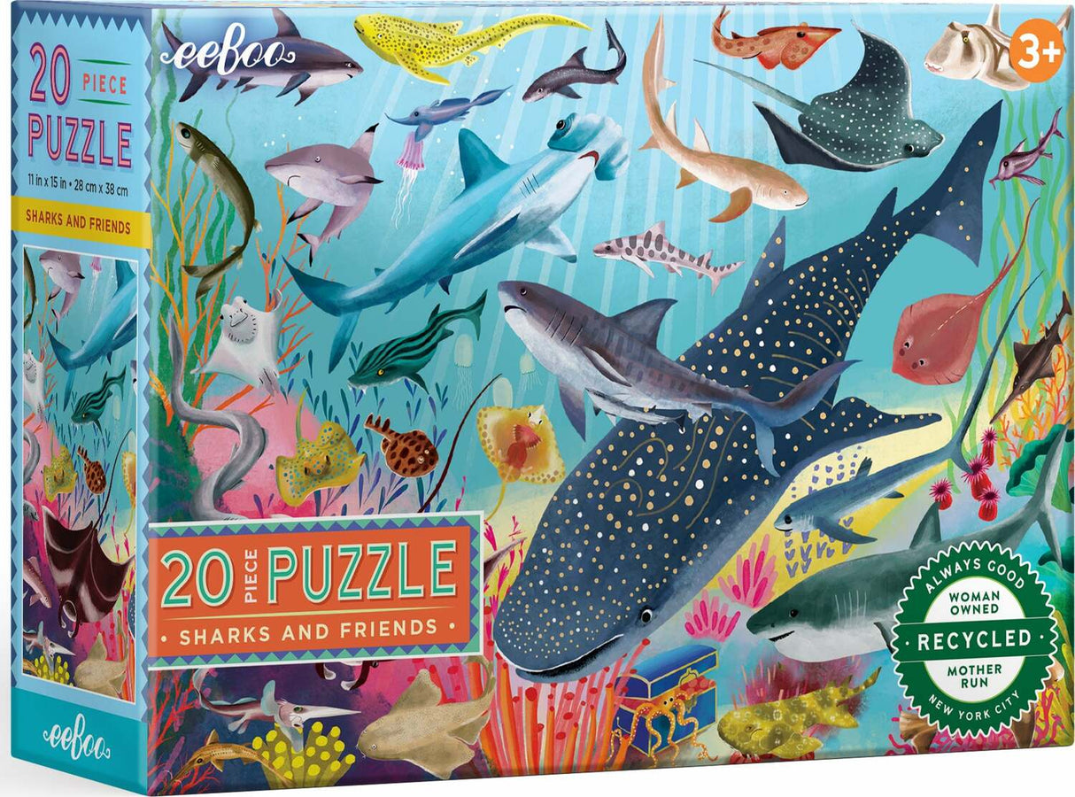 Sharks and Friends 20 Piece Puzzle