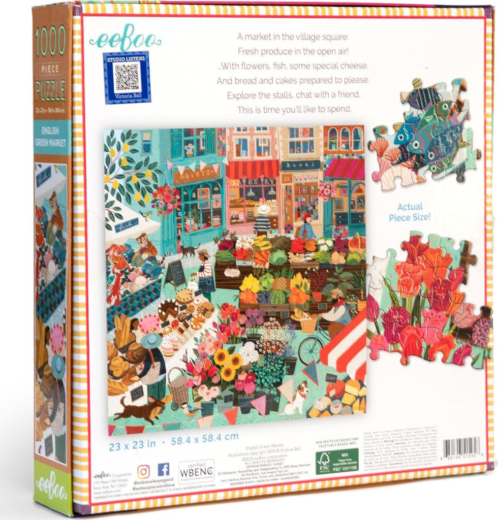 English Green Market 1000 Pc Puzzle