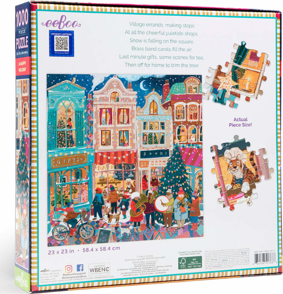 A Happy Holiday 1000 Piece Puzzle