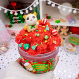 Meowy Christmas Cloud Signature Dome Kawaii Slime