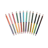 Mushroom 12 Double-Sided Color Pencils