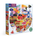 Mediterranean Table 500 Piece Round Puzzle