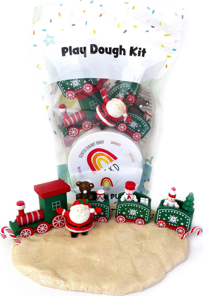 Christmas Train Sensory Play Dough Play Kit