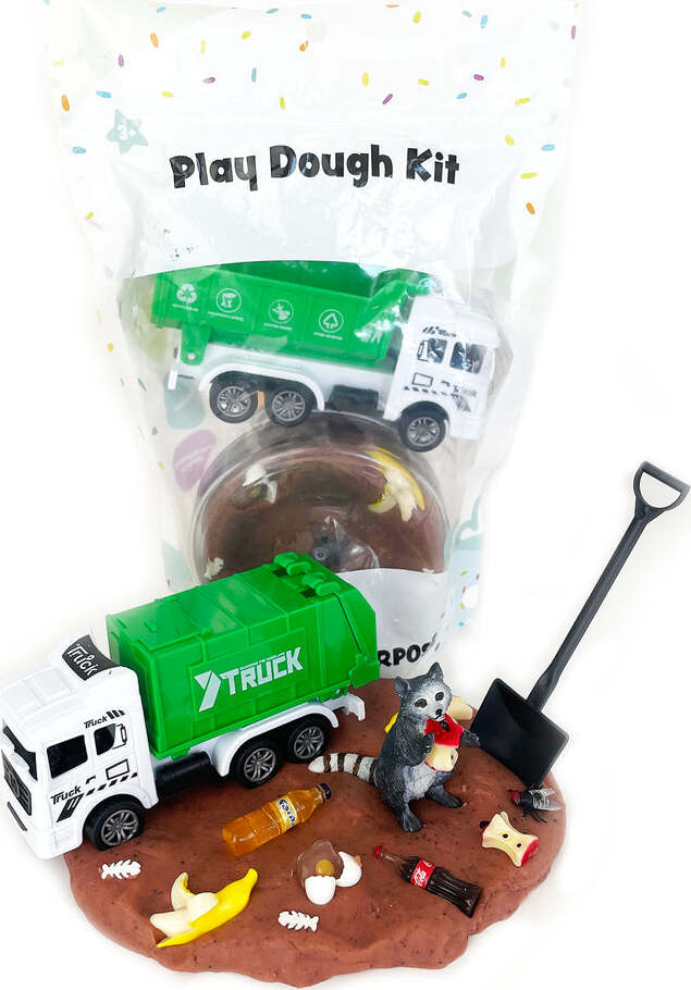Garbage (Root Beer) Sensory Play Dough Kit