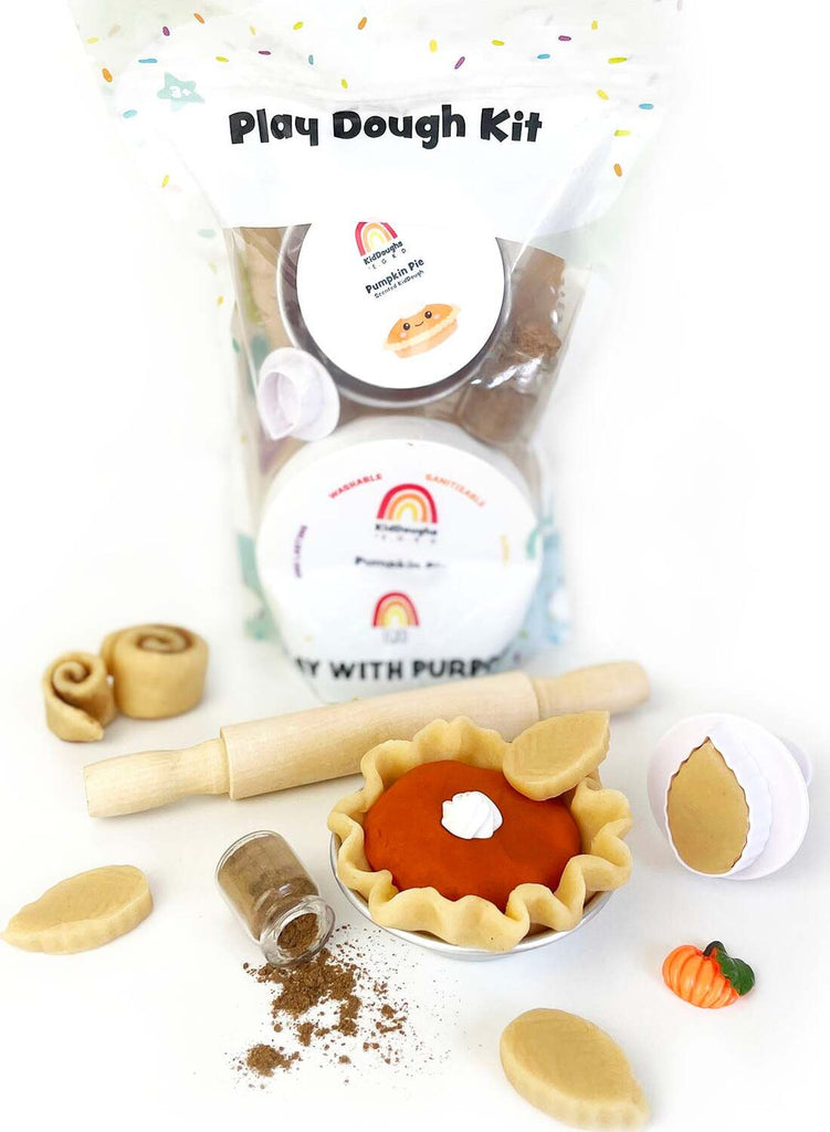 Pumpkin Pie Sensory Play Dough Kit