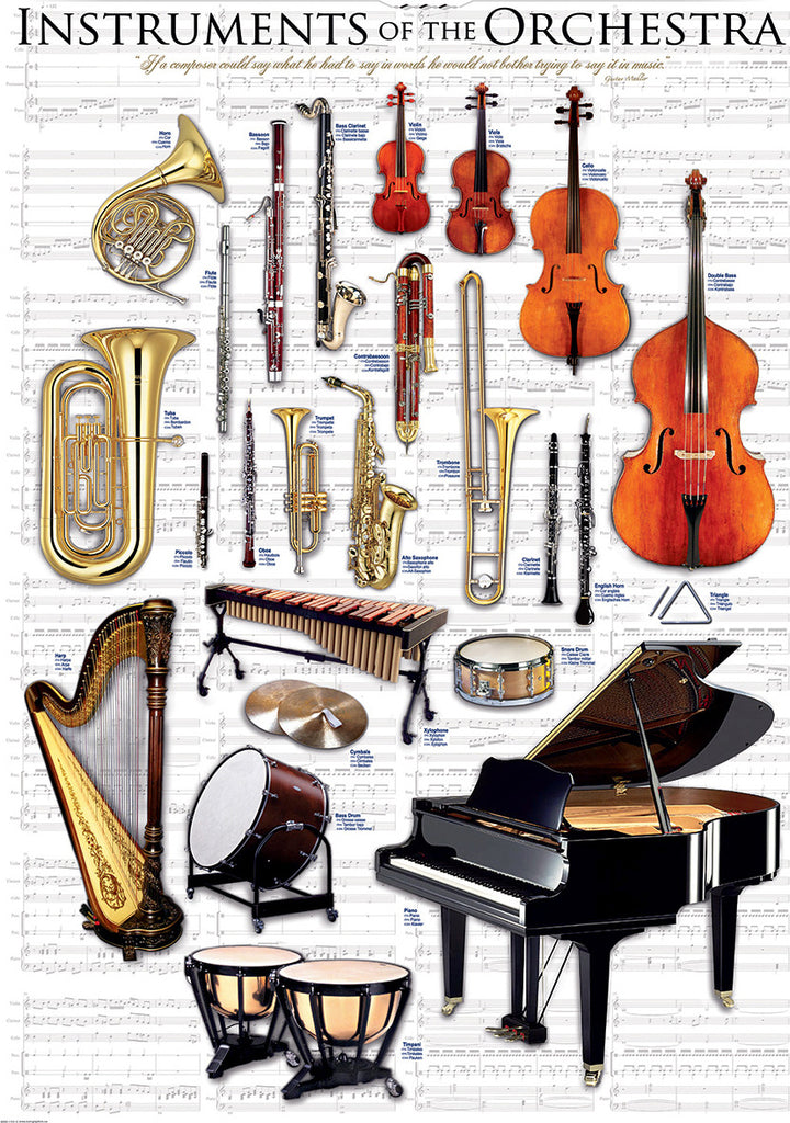 Instruments of the Orchestra 1000-Piece Puzzle 