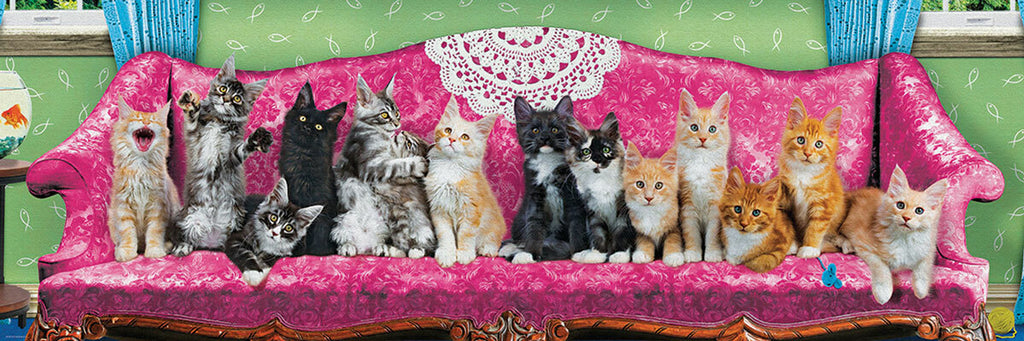 Kitty Cat Couch 1000-Piece Puzzle