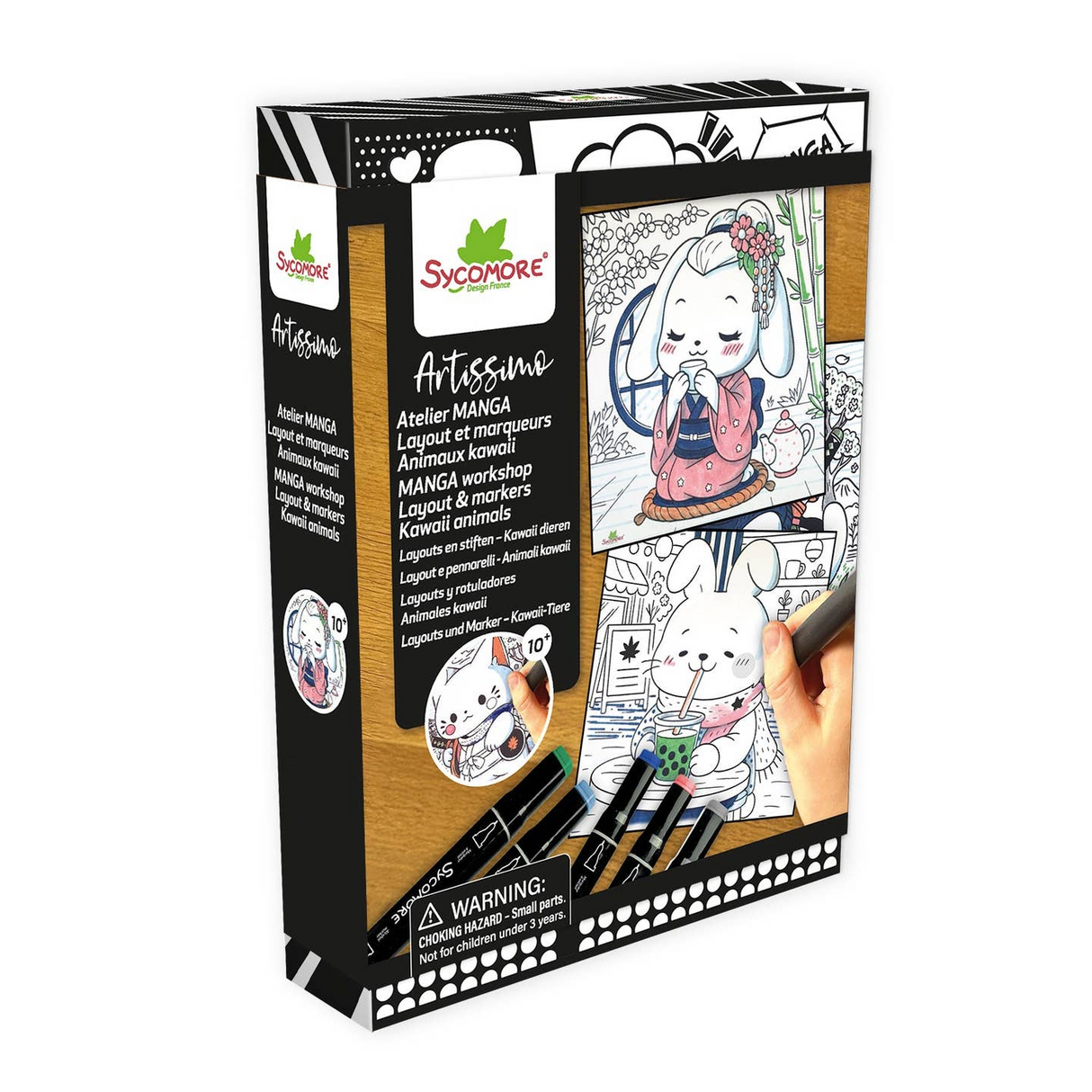 Artissimo -S Layout and Markers Kawaii Animals - 10y+