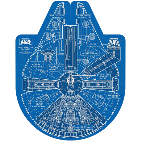 Star Wars Millennium Falcon Jigsaw Puzzle and Trivia