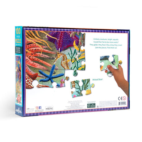 Seahorses, Sea Stars & Sea Slugs 100 Pc Puzzle