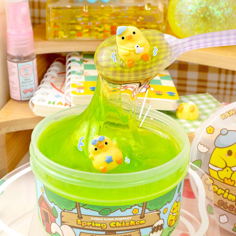 Spring Chicken Clear Kawaii Slime