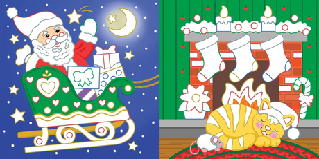 Color-By-Foil Sticker Book - Christmas