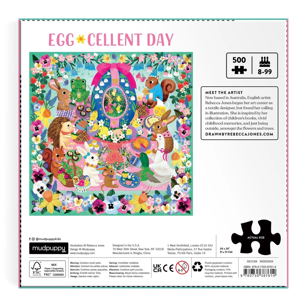 Egg-Cellent Day 500 Piece Foil Family Puzzle