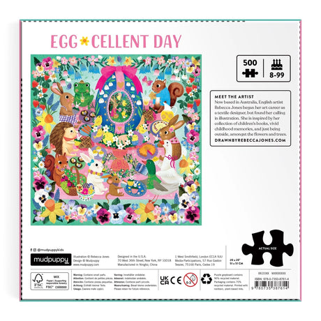 Egg-Cellent Day 500 Piece Foil Family Puzzle
