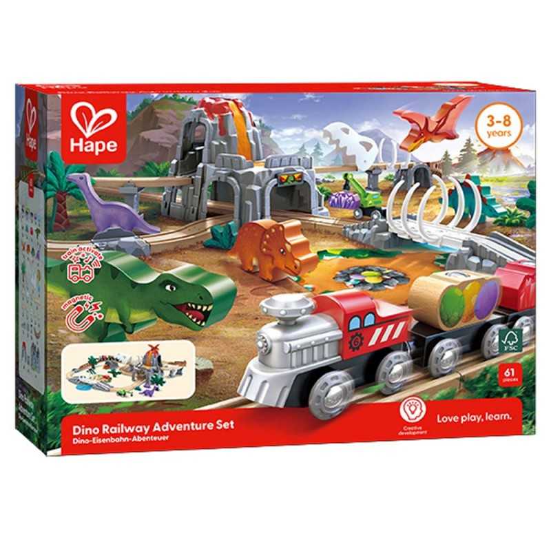 Hape E3795 Dinosaur Railway Adventure Set