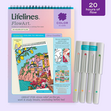 Lifelines FlowArt Color-to-Reveal Citrus Coastlines