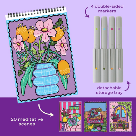 Lifelines FlowArt Color-to-Reveal Fragrant Blooms