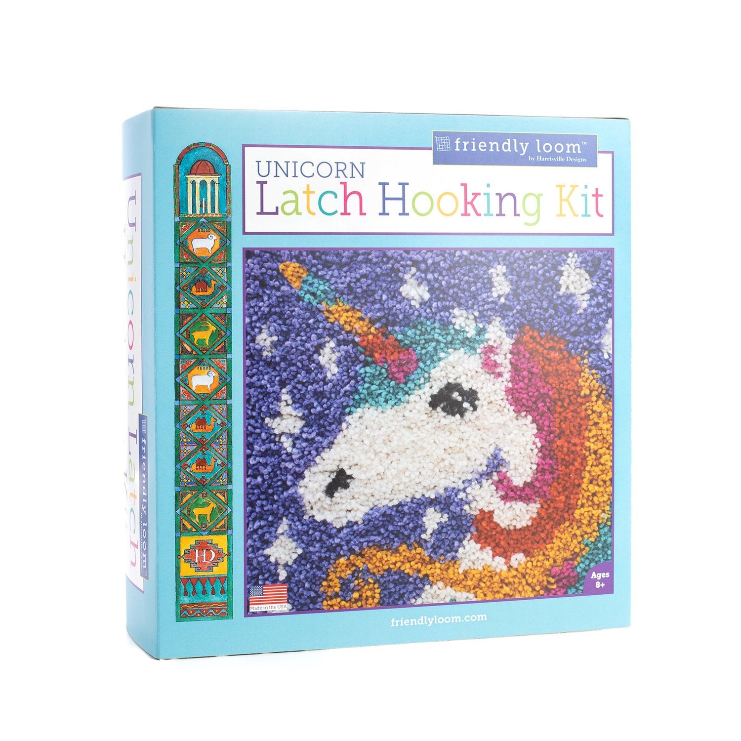 Harrisville Designs Unicorn Latch Hooking Kit