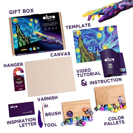OKTO DIY 3D Painting Set Starry Night