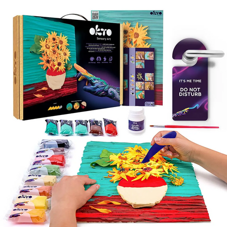OKTO DIY 3D Painting Set Sunflowers
