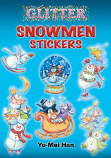 Glitter Snowman Stickers