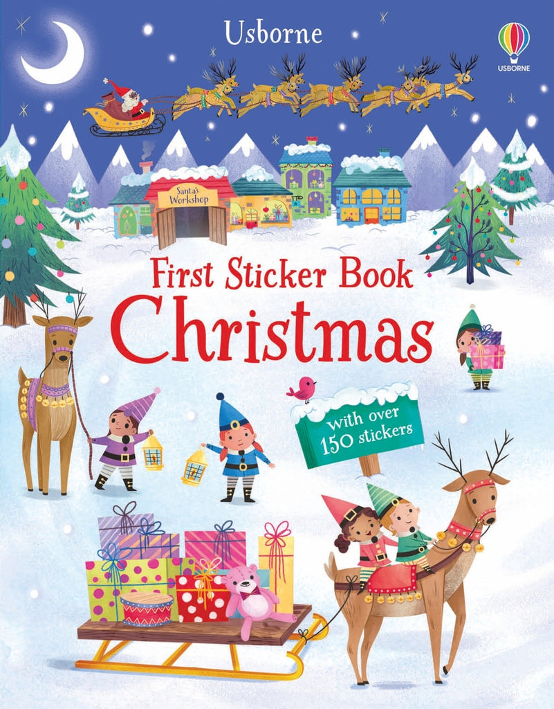 First Sticker Book Christmas: A Christmas Holiday Book for Kids