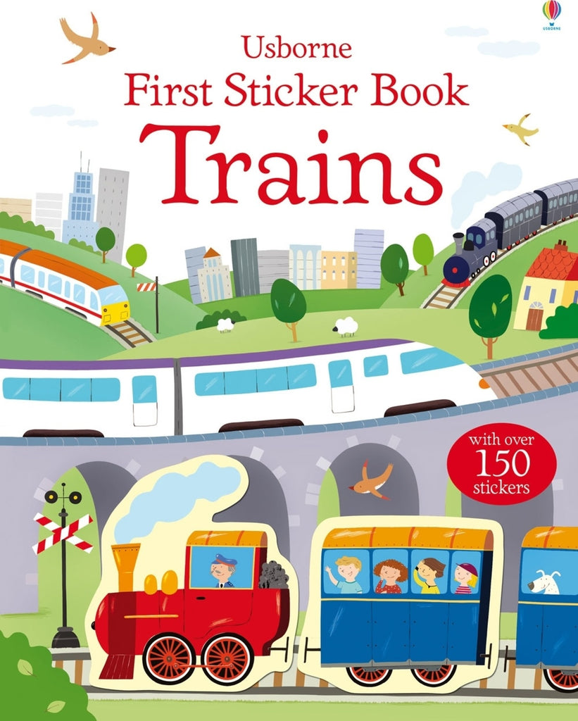 First Sticker Book Trains