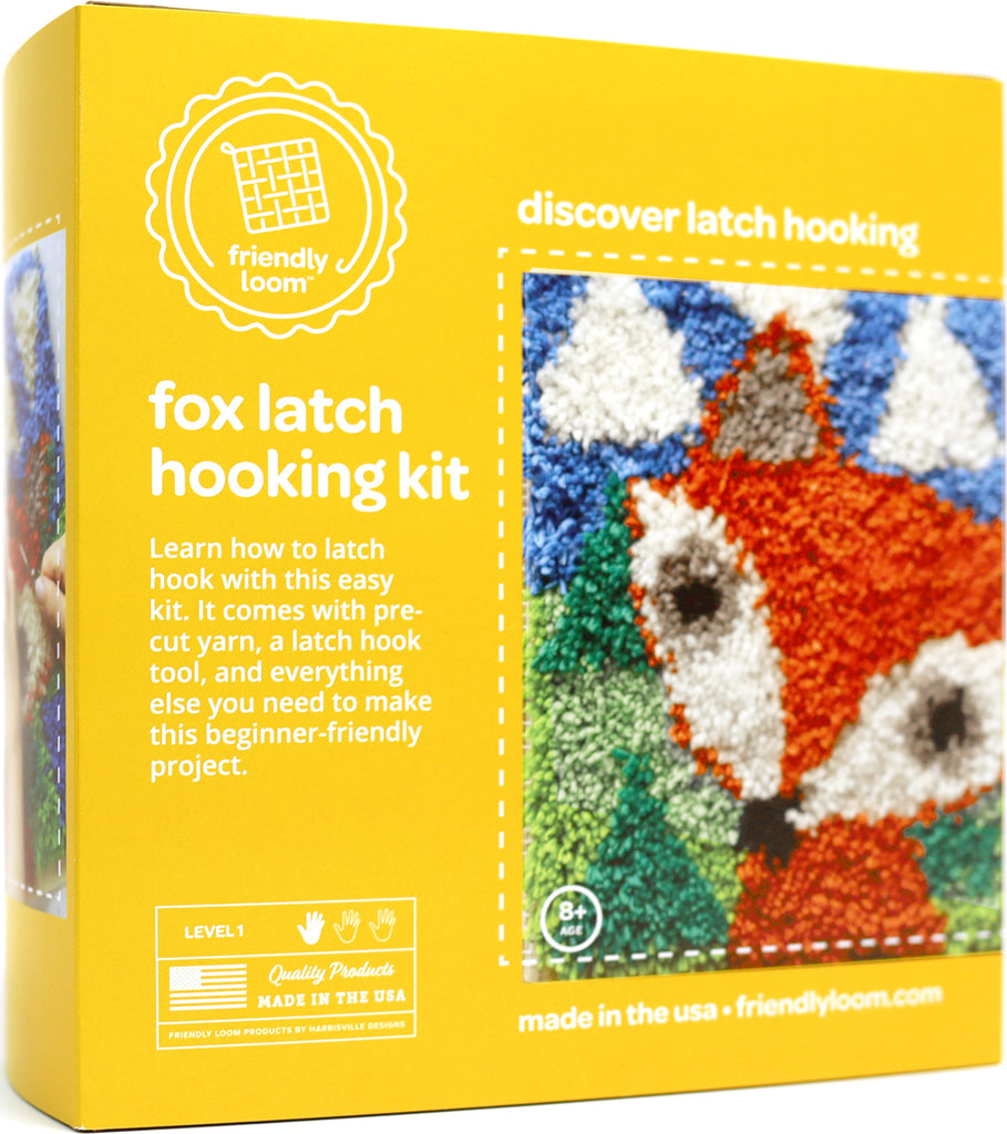 Friendly Loom - Fox Latch Hooking Kit