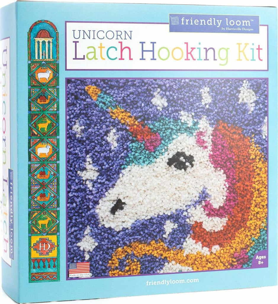 Latch Hooking Kit - Unicorn
