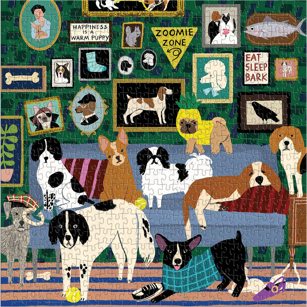 Lounge Dogs 500 Piece Puzzle