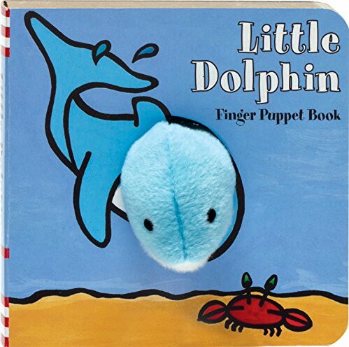 Little Dolphin: Finger Puppet Book: (Finger Puppet Book for Toddlers and Babies, Baby Books for First Year, Animal Finger Puppets)